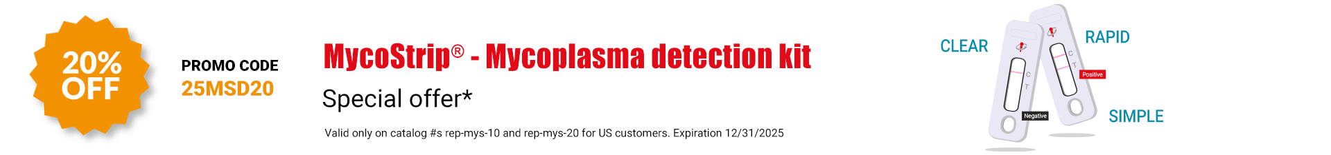 Get 20% OFF - Mycostrip special offer