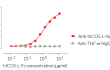 ELISA detection of hICOS-L-Fc ELISA detection of hICOS-L-Fc